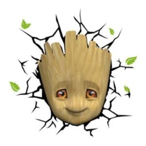 lampe 3d baby groot - 1