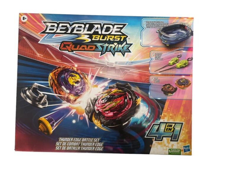 Arène Beyblade Burst Quad Strike set de combat Thunder Edge 4en1 Hasbro 1