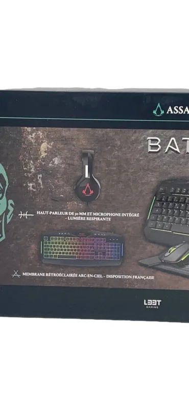 Battle Pack Assassin’s Creed Valhalla Casque, clavier, souris, tapis Ubisoft 2 Photoroom