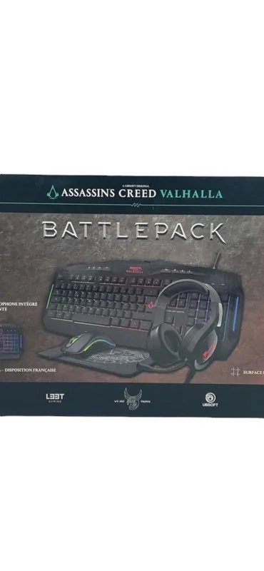 Battle Pack Assassin’s Creed Valhalla Casque, clavier, souris, tapis Ubisoft 3 Photoroom
