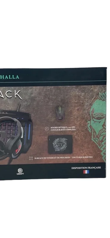 Battle Pack Assassin’s Creed Valhalla Casque, clavier, souris, tapis Ubisoft 4 Photoroom