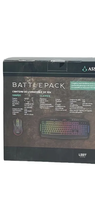 Battle Pack Assassin’s Creed Valhalla Casque, clavier, souris, tapis Ubisoft 6 Photoroom