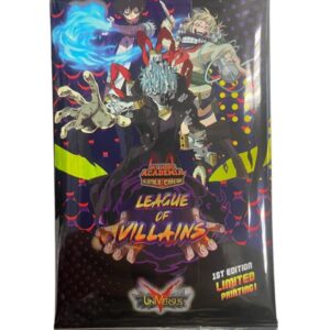 Booster 10 cartes My Hero Academia Collectible Card Game League Of Villains 1st édition Limited Printing 1