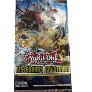 Booster Yu Gi Oh 7 cartes les grands créateurs Konami 1