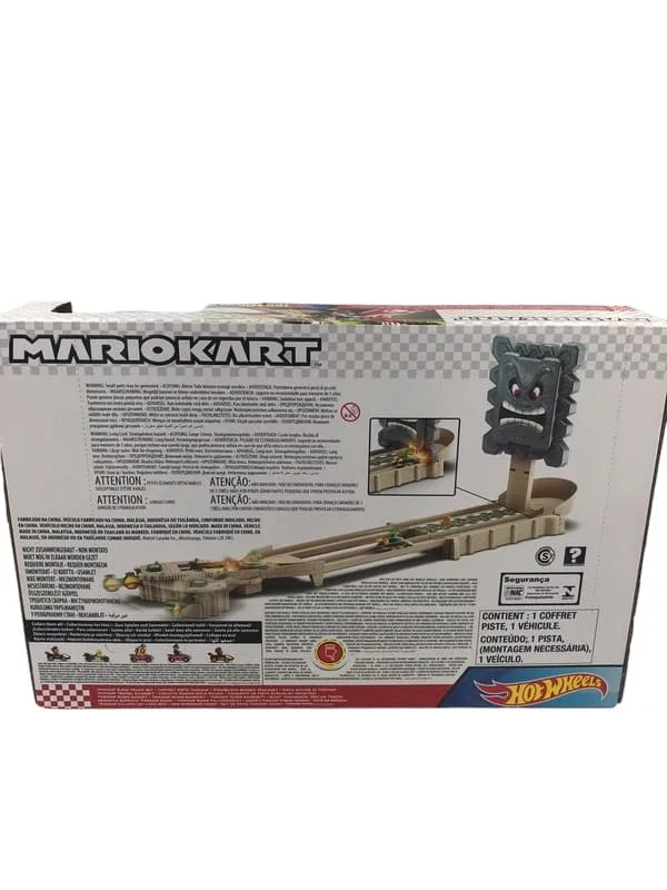 Circuit Hot Wheels Mario Kart coffret piste Thwomp Mattel 2
