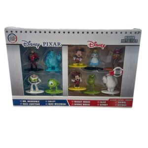 Coffret 12 figurines Disney Pixar Nano Métal Figs Jada Toys 1