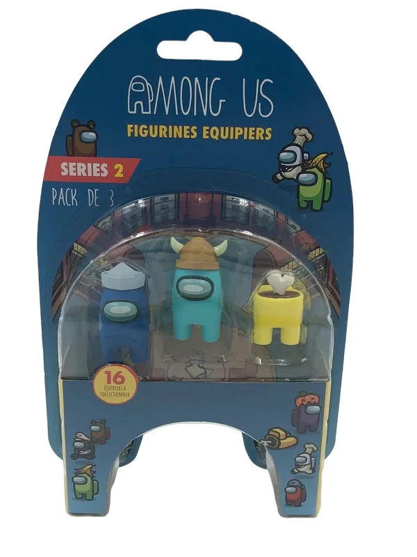 Coffret 3 figurines Among Us Tomy 1