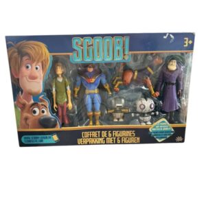 Coffret 6 figurines Scooby Doo Splash Toys Figurines de collection articulés entre 13 et 6 cm 1