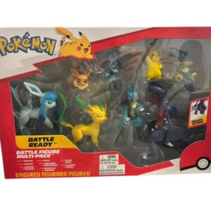 Coffret 8 figurines Pokémon Battle Figure Multi Pack Jazwares 1