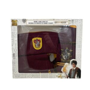 Coffret Bonnet, écharpe et chaussettes Harry Potter Gryffondor 1 Photoroom