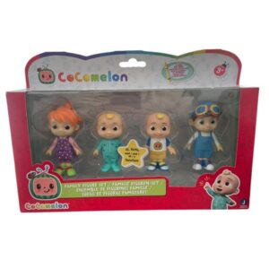 Coffret Cocomelon Ensemble de 4 figurines famille Jazwares 1