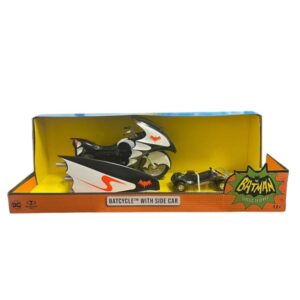 Coffret Dc Retro Véhicule Batcycle With Side Car McFarlane Toys 15 cm 1