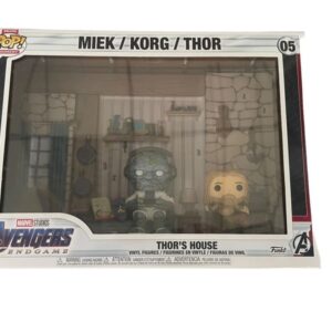 Coffret Funko Deluxe Pop Moment Marvel Avengers Endgame Miek : Korg : Thor Thor House 05 1