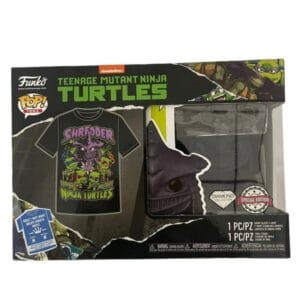 Coffret Funko Pop Teenage Mutant Ninja Turtles T Shirt M + Pop Shredder 1136 1