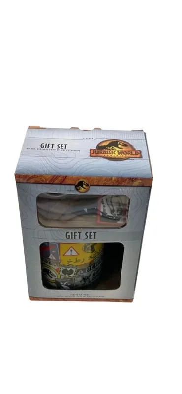 Coffret Gift Mug Set Jurassic World 4 Photoroom