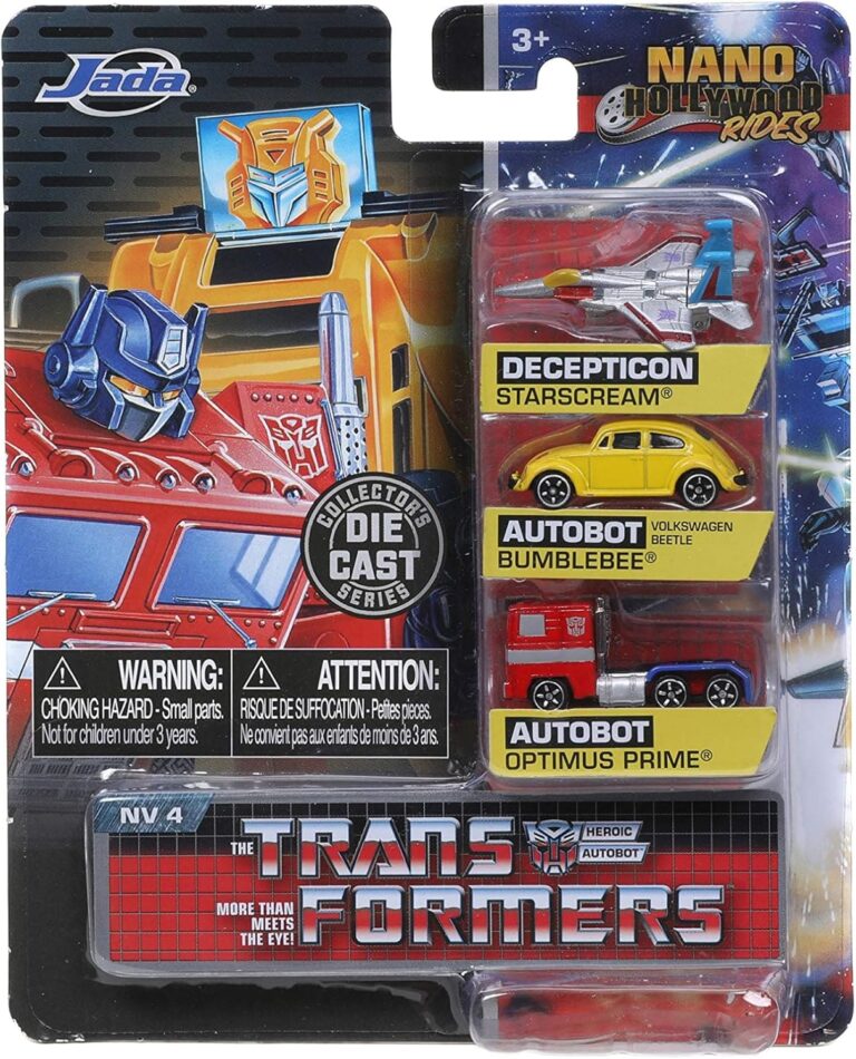 Coffret Nano Transformers Jada 3 véhicules miniatures métal 1