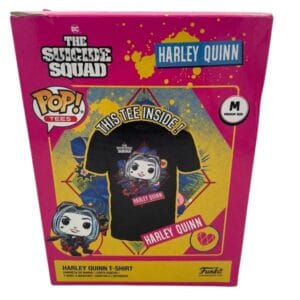 Coffret T Shirts Funko taille M Dc the suicide Squad Harley Quinn 1 Photoroom