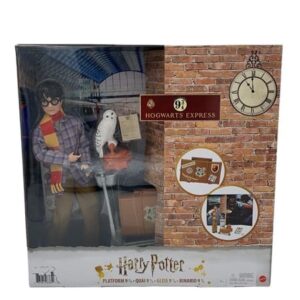 Coffret figurine Harry Potter Hogwarts Express Quai 9 Mattel 1