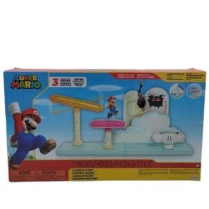 Coffret figurine Nintendo Super Mario niveau nuage 7 pièces dont 3 interactive Jakks Pacific 1