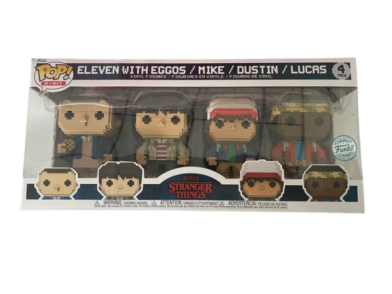 Coffret figurines Funko Pop 8 Bit Stranger Things 4 pack 1