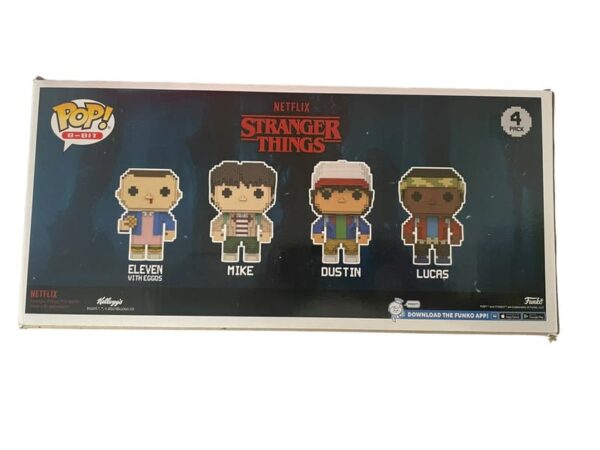 Coffret figurines Funko Pop 8 Bit Stranger Things 4 pack 2