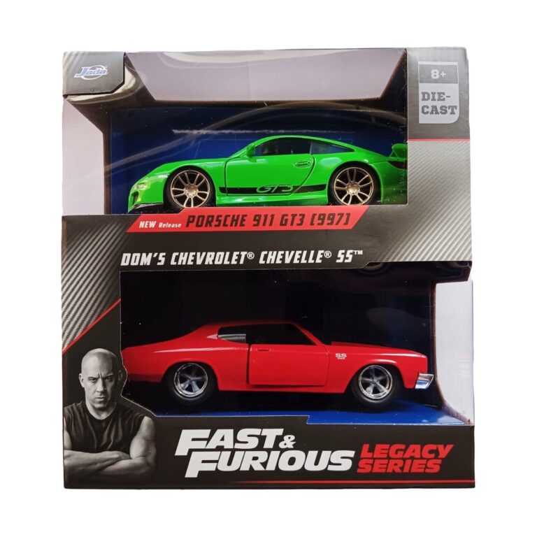 Coffret véhicules Fast and Furious 1 32 Porsche Chevelle 1