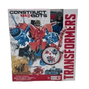 Construct Bots Transformers Dinobot Warriors Autobot Drift & Roughneck Dino 61 pièces 1 Photoroom
