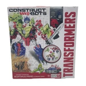 Construct Bots Transformers Dinobot Warriors Optimus Prime & Gnaw Dino Hasbro 2014 neuf 1 Photoroom