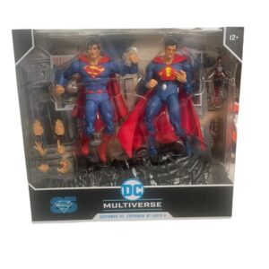 Dc Comics Multiverse Super Man Vs Super Man Of Earth 3 18 cm McFarlane Toys 1