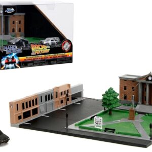 Diorama Nano Retour futur Hill Valley Courthouse Jada Toys 1