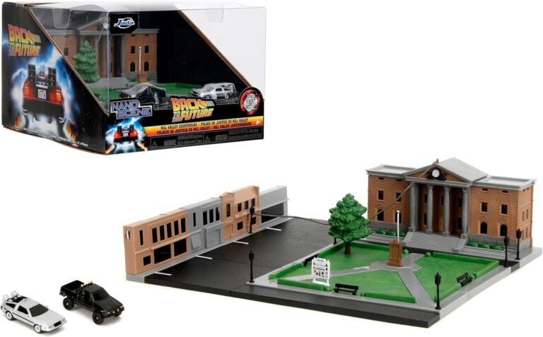 Diorama Nano Retour futur Hill Valley Courthouse Jada Toys 1