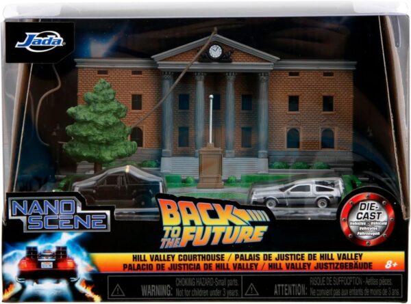 Diorama Nano Retour futur Hill Valley Courthouse Jada Toys 2