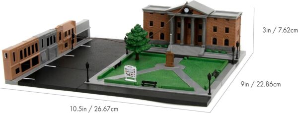 Diorama Nano Retour futur Hill Valley Courthouse Jada Toys 4