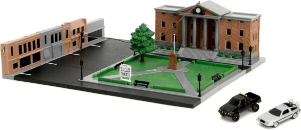 Diorama Nano Retour futur Hill Valley Courthouse Jada Toys 6