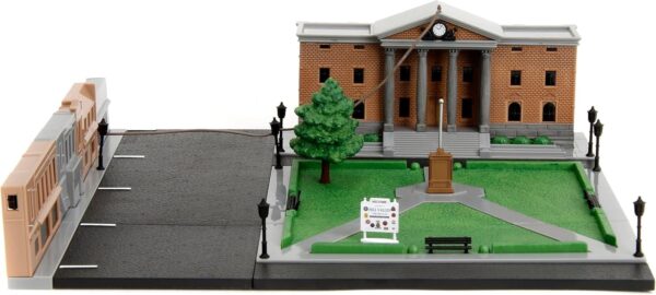 Diorama Nano Retour futur Hill Valley Courthouse Jada Toys 8