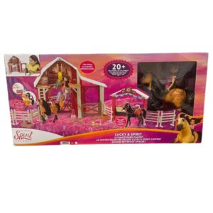 Dreamworks Lucky et Spirit le centre équestre Deluxe Lucky et Spirit coffret Mattel 1