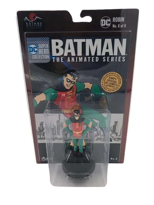 Figurine DC Comics the animated series Dc super hero collection Robin + magazine Eaglemoss Hero Collector 1