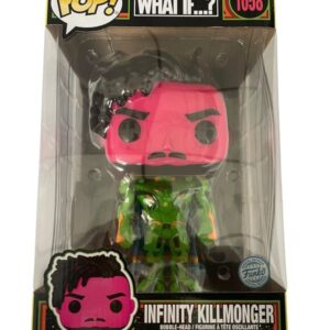 Figurine Funko Pop Jumbo Marvel Studios What If ? Infinity Killmonger 1058 1