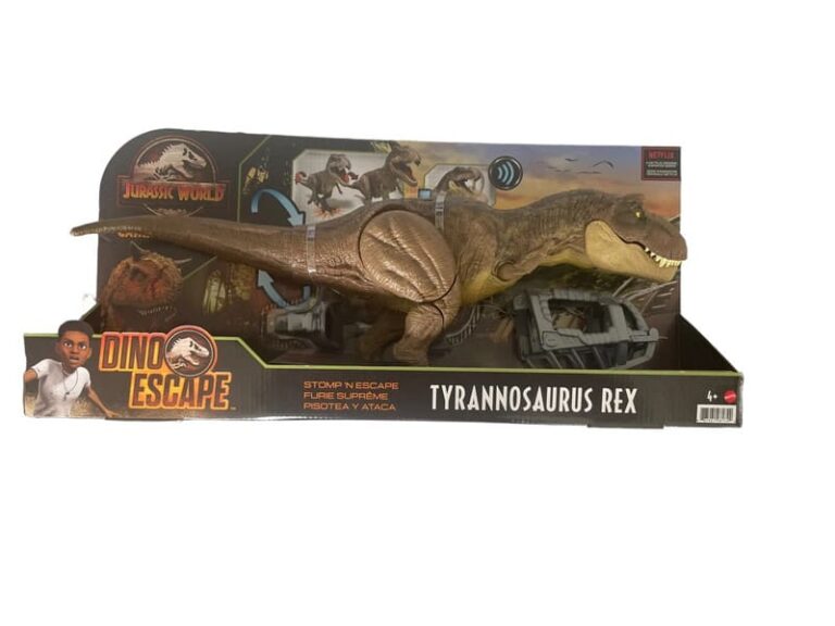 Figurine Jurassic World Dino Escape Furie Suprême Jurassic World Tyrannosaurus Rex 55 cm Mattel 1