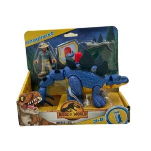 Figurine Jurassic World Dominion Imaginext Stegosaurus Mattel 1 Photoroom