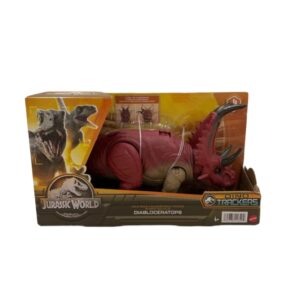Figurine Jurassic World dinosaure Diabloceratops Dino trackers Mattel 1