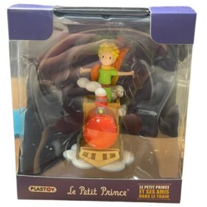 Figurine Le Petit Prince et ses amis dans le train Plastoy 1