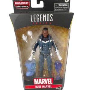 Figurine Marvel Legends Séries Blue Marvel 15cm Hasbro Figurine articulé de collection de 15 cm avec accessoires Build A Figure Marvel’s Controller 1