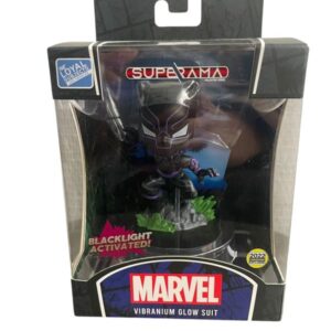 Figurine Marvel mini diorama Black Panther Superama (Kinetic Energy) 10 cm The Loyal Subjects 1