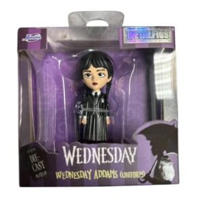 Figurine MetalFigs Wednesday : Mercredi Wednesday Addams (Uniforms) Jada Toys 1