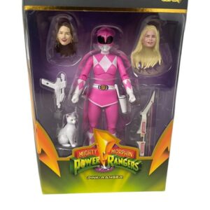 Figurine Mighty Morphin Power Rangers Pink Rangers Super 7 1