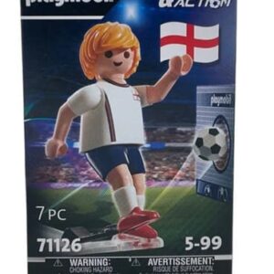 Figurine Playmobil 71126 Sports et action joueur de football anglais 1