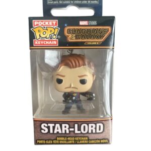 Figurine Porte Clés Funko Pop Marvel Gardiens de la Galaxy Star Lord 1