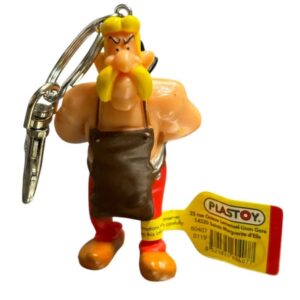 Figurine Porte clés clés Astérix Cetaumatix Plastoy Figurine de collection en PVC de 7 cm avec porte clés 1