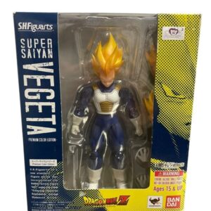 Figurine SH Figuarts Dragon Ball Z Super Saiyan Vegeta Premium color édition Bandai : Tamashii Nations 1